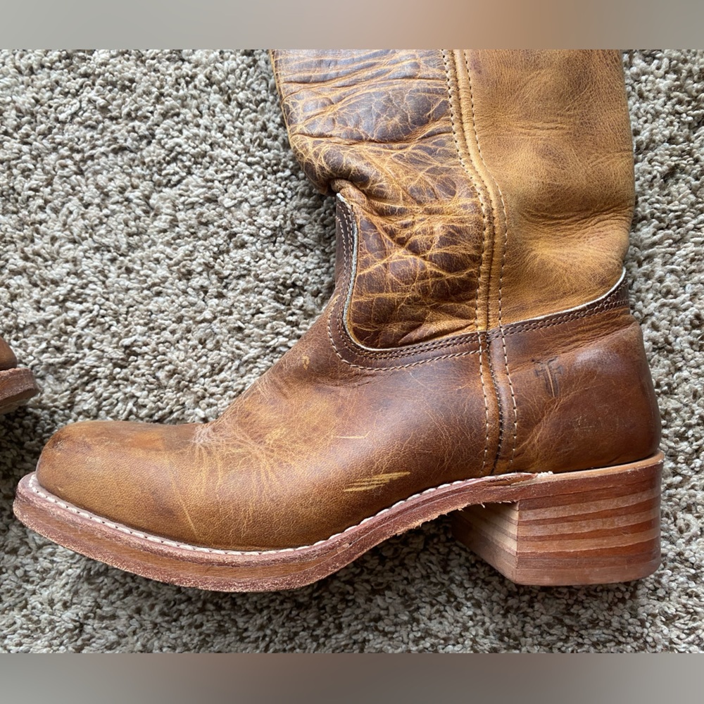 Frye wide calf old school boots